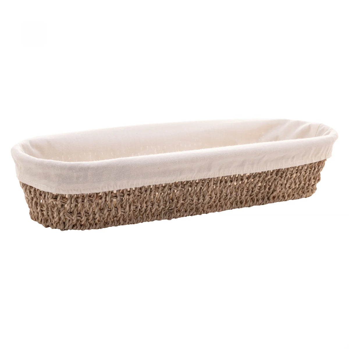 Cesta em Sisal com Forro em Tecido Wolff
