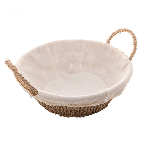 Cesta em Sisal com Forro em Tecido Wolff