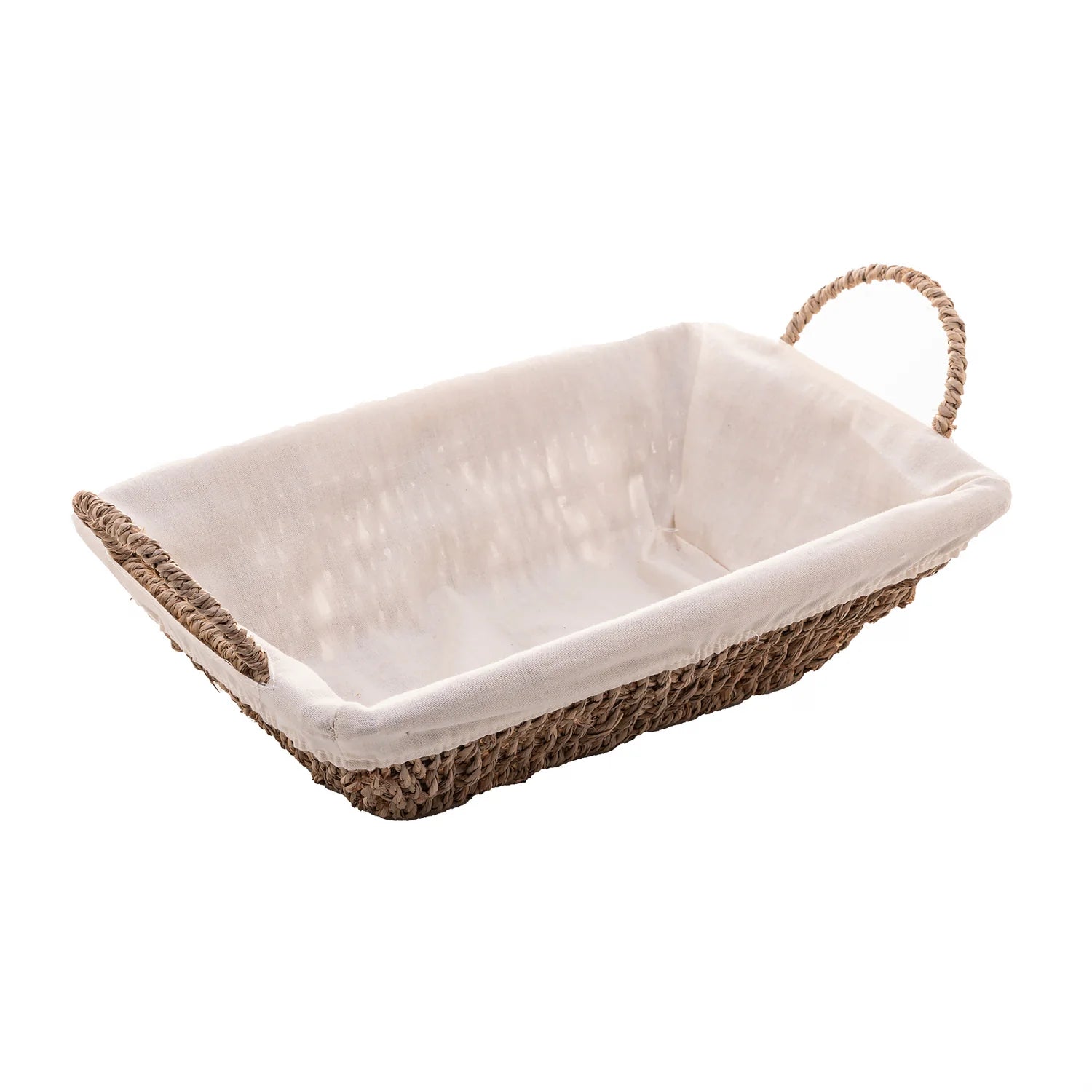 Cesta em Sisal com Forro em Tecido Wolff