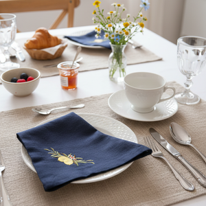 Guardanapo Linhão Bordado Positano, Mameg