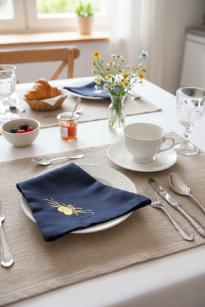 Guardanapo Linhão Bordado Positano, Mameg