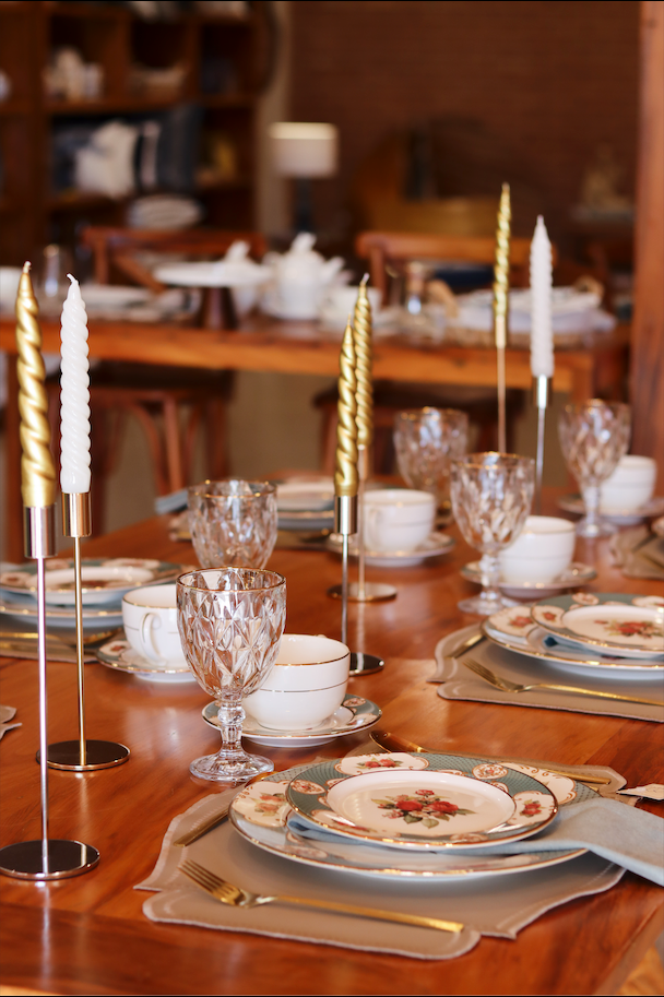 Taça de Vidro p/ água Diamond com fio de Ouro 360ml Lyor