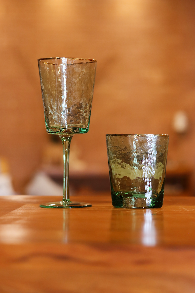 Copo de Vidro Amazônia Ouro 330ml