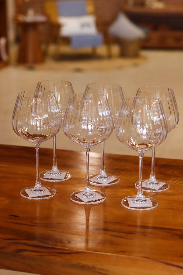 Taça de Cristal p/ Vinho Columbia Optic Bohemia Wolff