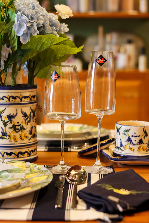 Taça de Cristal Petra p/ champanhe 340ml Oxford