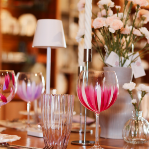 Copo de Vidro Miami Transparente Lilás 480ml