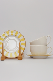 Xícara de Chá c/ Pires Strip Plus Alleanza