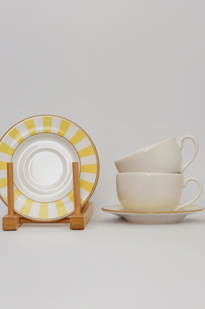 Xícara de Chá c/ Pires Strip Plus Alleanza