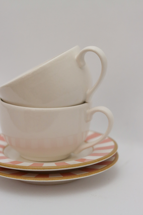 Xícara de Chá c/ Pires Strip Plus Alleanza