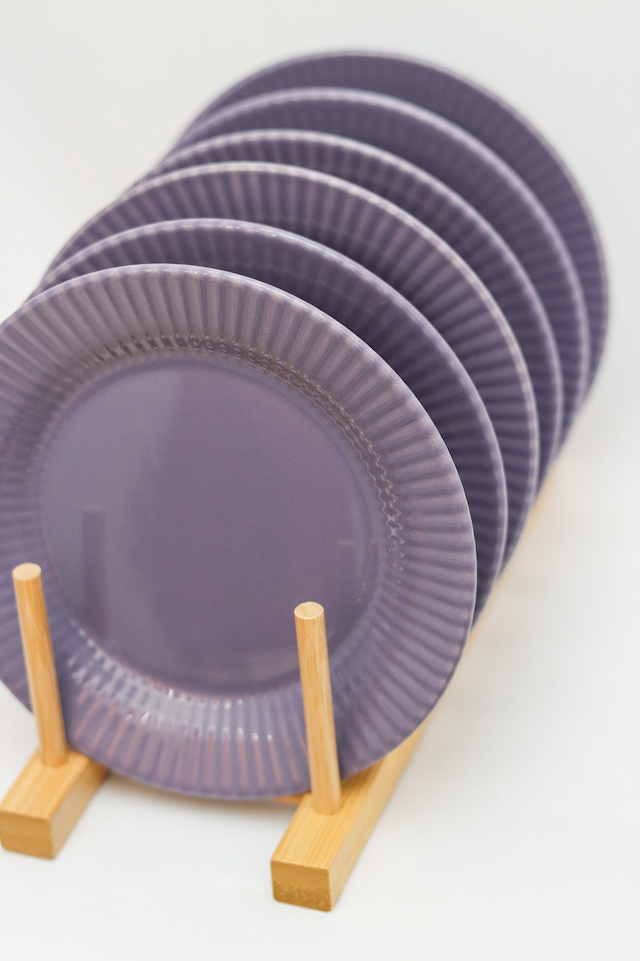 Prato Sobremesa Roxo Oxford