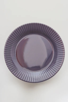 Jogo 6 Pratos Rasos Roxo, Oxford