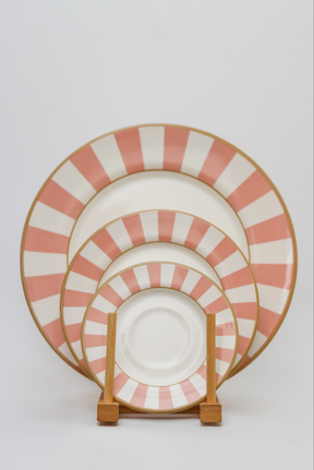 Prato Raso Strip Rosa Plus Alleanza