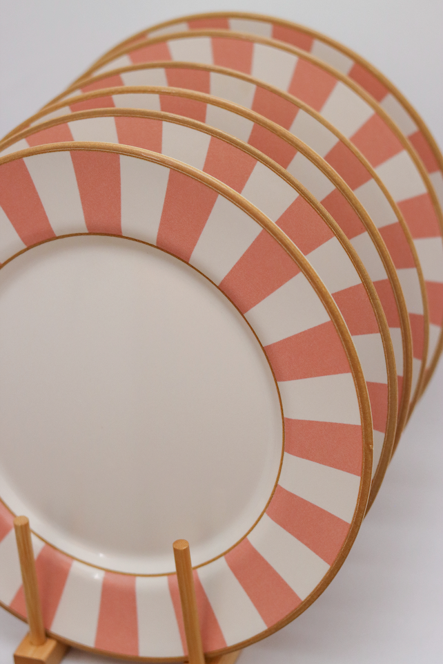 Prato Raso Strip Rosa Plus Alleanza