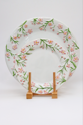 Prato Raso Paris Relevo Rosa Luiz Salvador