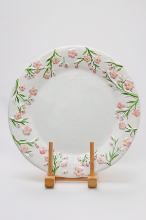 Prato Raso Paris Relevo Rosa Luiz Salvador