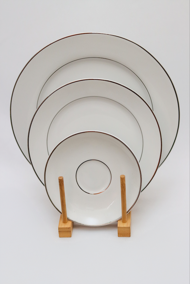 Prato Sobremesa Porcelana Diamond Oxford