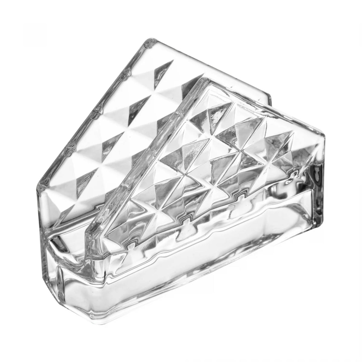 Porta Guardanapos em Cristal Diamond Lyor