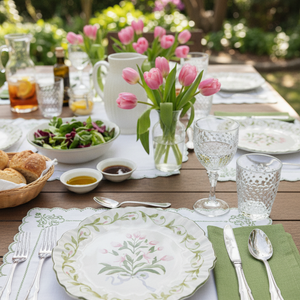 Jogo 6 Pratos Rasos Dolce Fiore, Maison Blanche