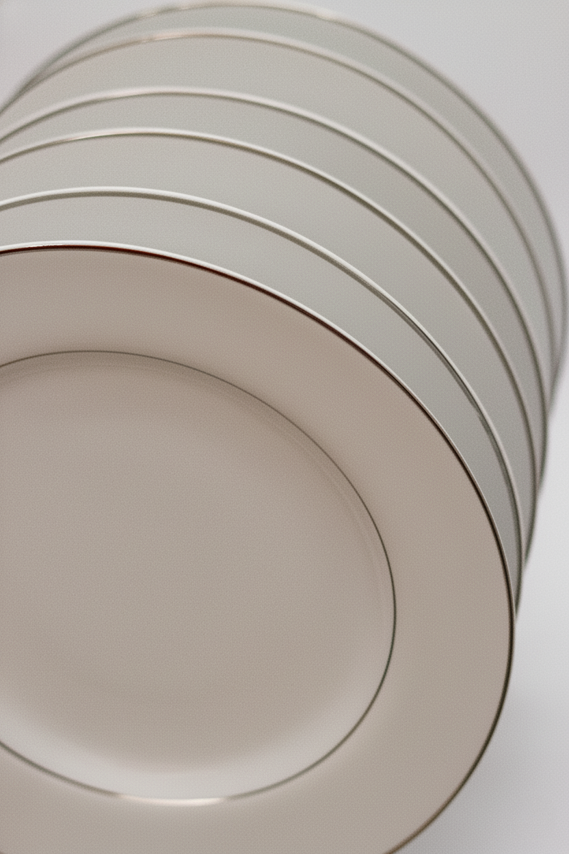 Jogo 6 Pratos Rasos Diamond, Oxford