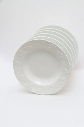 Jogo 6 Pratos Fundos Limoges, Wolff