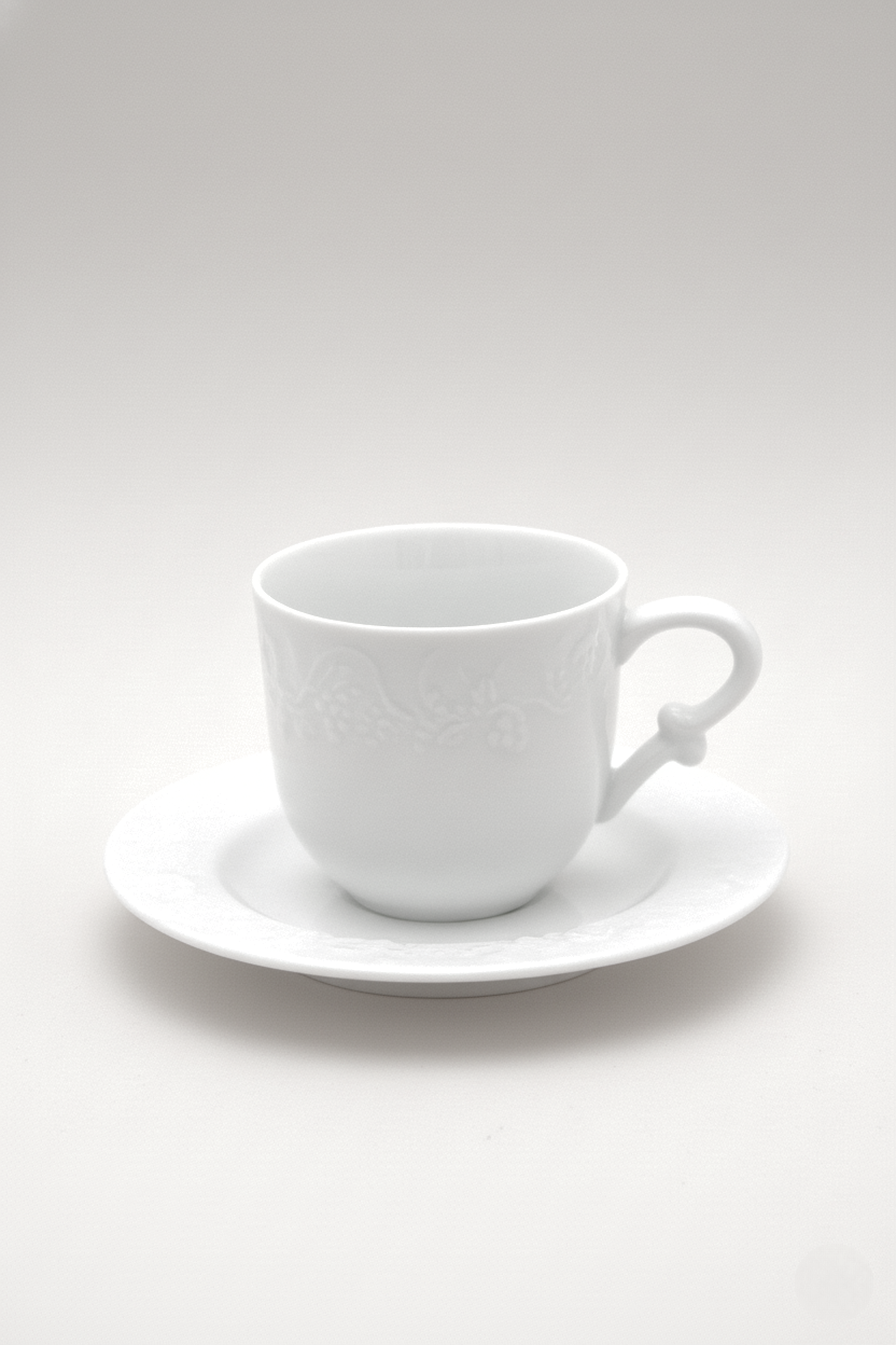 Jogo 6 Xícaras de Café Limoges, Wolff