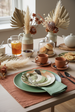 Jogo 6 Pratos de Sobremesa Atlântica Acetinado Plus Costela de Adão, Alleanza