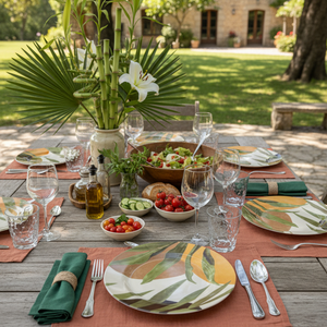 Jogo 6 Pratos Rasos Atlântica Acetinado Plus Alleanza