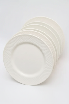 Jogo 6 Pratos de Sobremesa Split White Plus, Alleanza