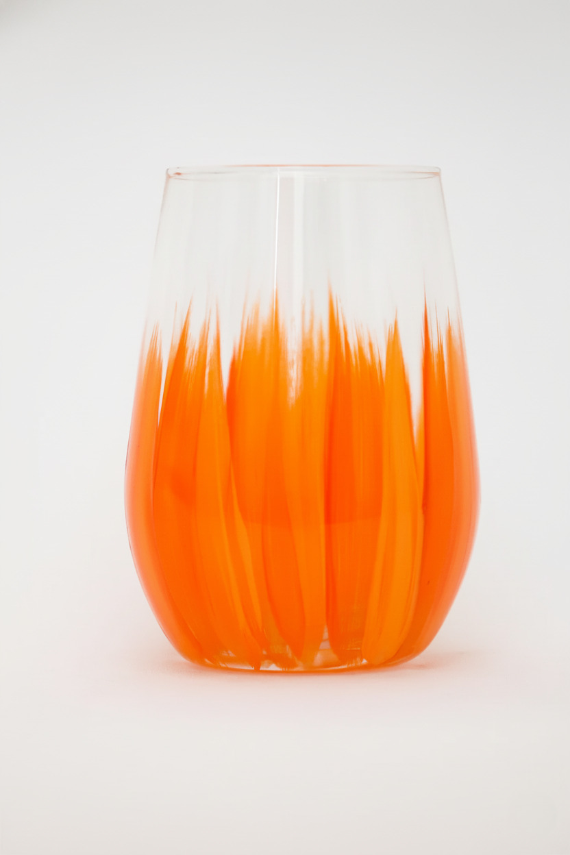 Copos de Cristal Pincelados à Mão