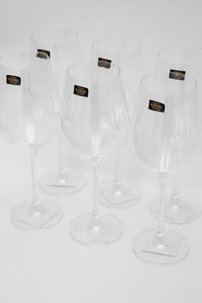 Jogo 6 Taças de Cristal p/ Água 650ml Columbia Optic, Lyor