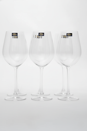 Jogo 6 Taças de Cristal p/ Água 650ml Columbia Optic, Lyor