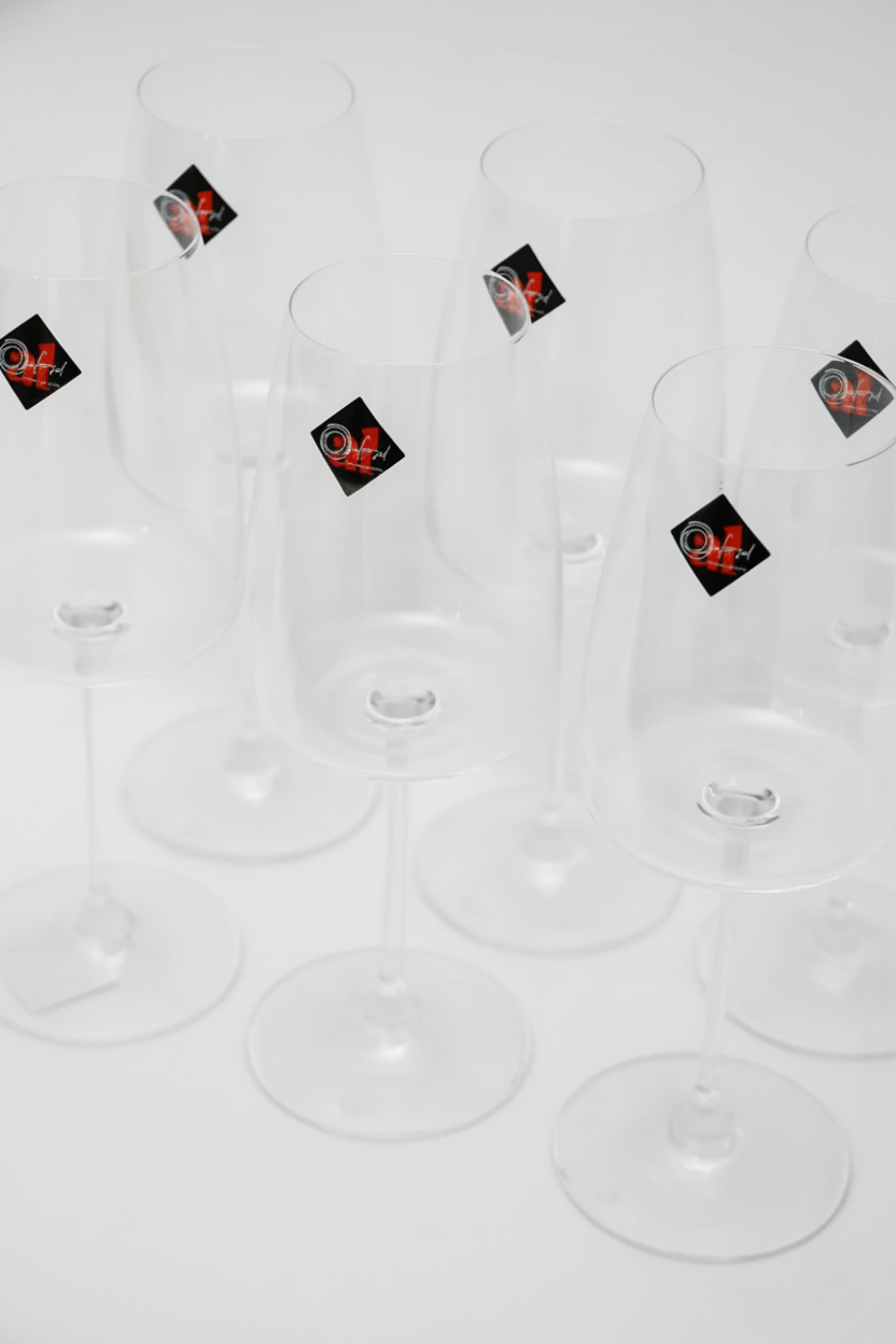 Jogo 6 Taças de Cristal Petra para Água 420ml, Oxford