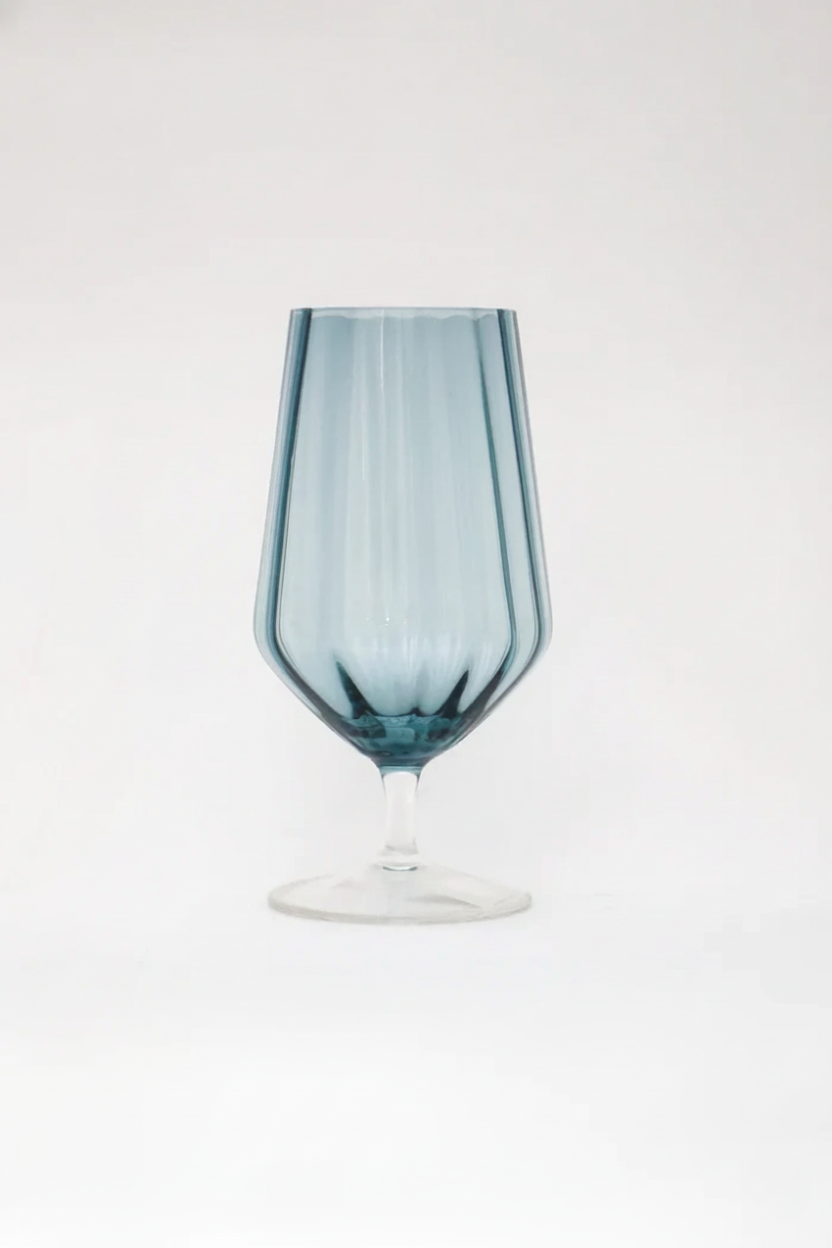 Taça de Vidro p/ Cerveja Azul Marinho 500ml