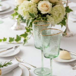 Taça de Vidro p/ Vinho Amazônia Ouro 330ml