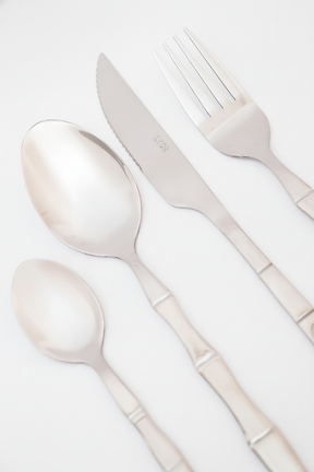 Faqueiro 16 peças Aço Inox Bambu Elegant, Lyor