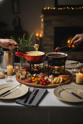 Aparelho de Fondue 8 peças, Lyor