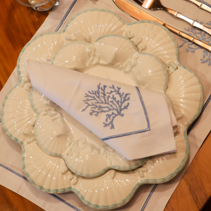 Guardanapo Algodão Coral Azul