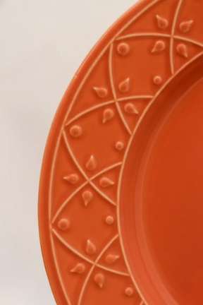 Jogo 6 Pratos Rasos Damasco, Oxford