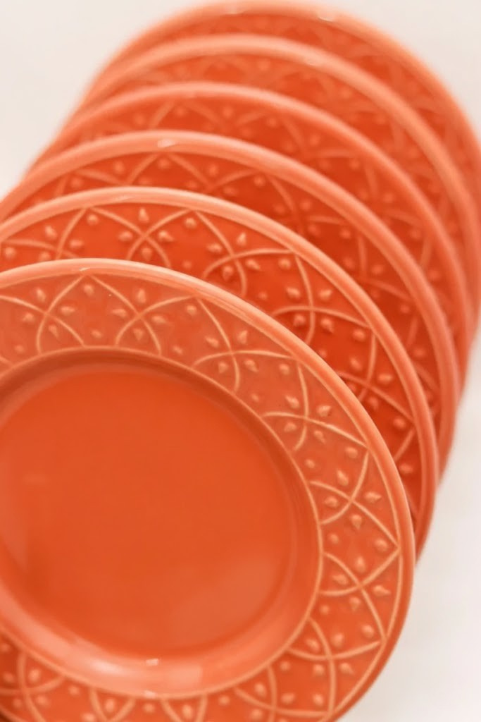 Jogo 6 Pratos de Sobremesa Damasco, Oxford