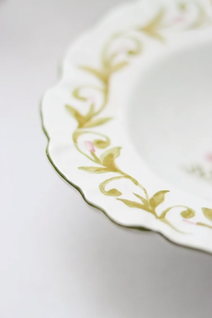 Jogo 6 Pratos Fundos Dolce Fiore, Maison Blanche