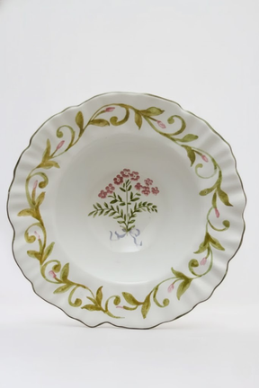 Jogo 6 Pratos Fundos Dolce Fiore, Maison Blanche