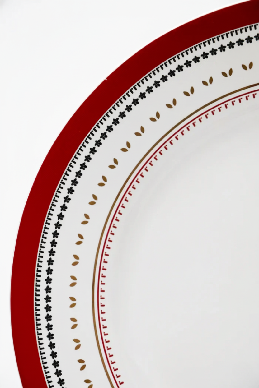 Jogo 6 Pratos Rasos Lafayette, Oxford