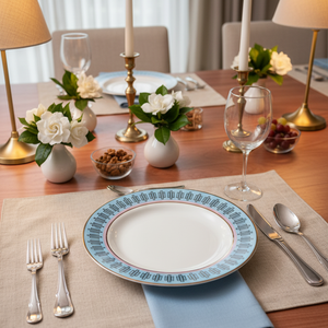 Jogo 6 Pratos Rasos Cosmopolitan, Oxford