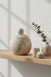 Pote Decorativo em Polirresina Mart