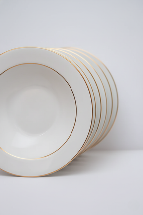 Jogo 6 Pratos Fundos Desirre, Scalla