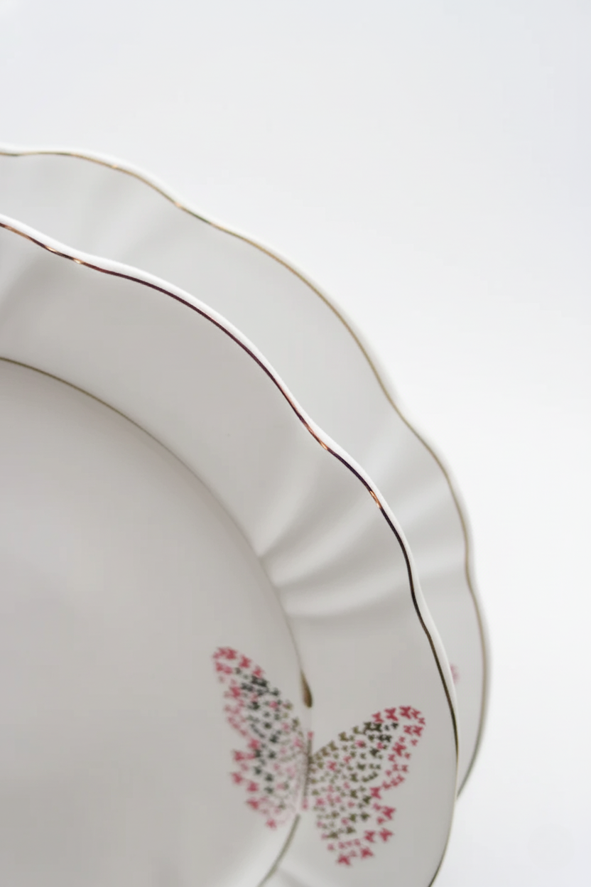 Jogo 6 Pratos Rasos Encantada, Oxford