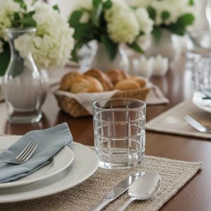 Jogo 6 Copos Cristal Square 330ml, Lyor