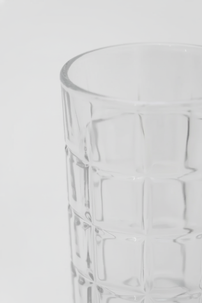 Jogo 6 Copos Alto de Cristal Square 360ml, Lyor