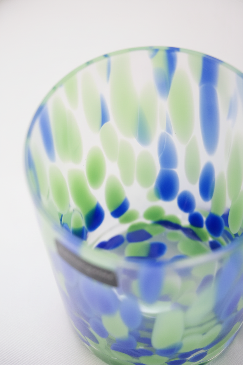 Jogo 2 Copos de Vidro Aquarelle 320ml, Fracalanza