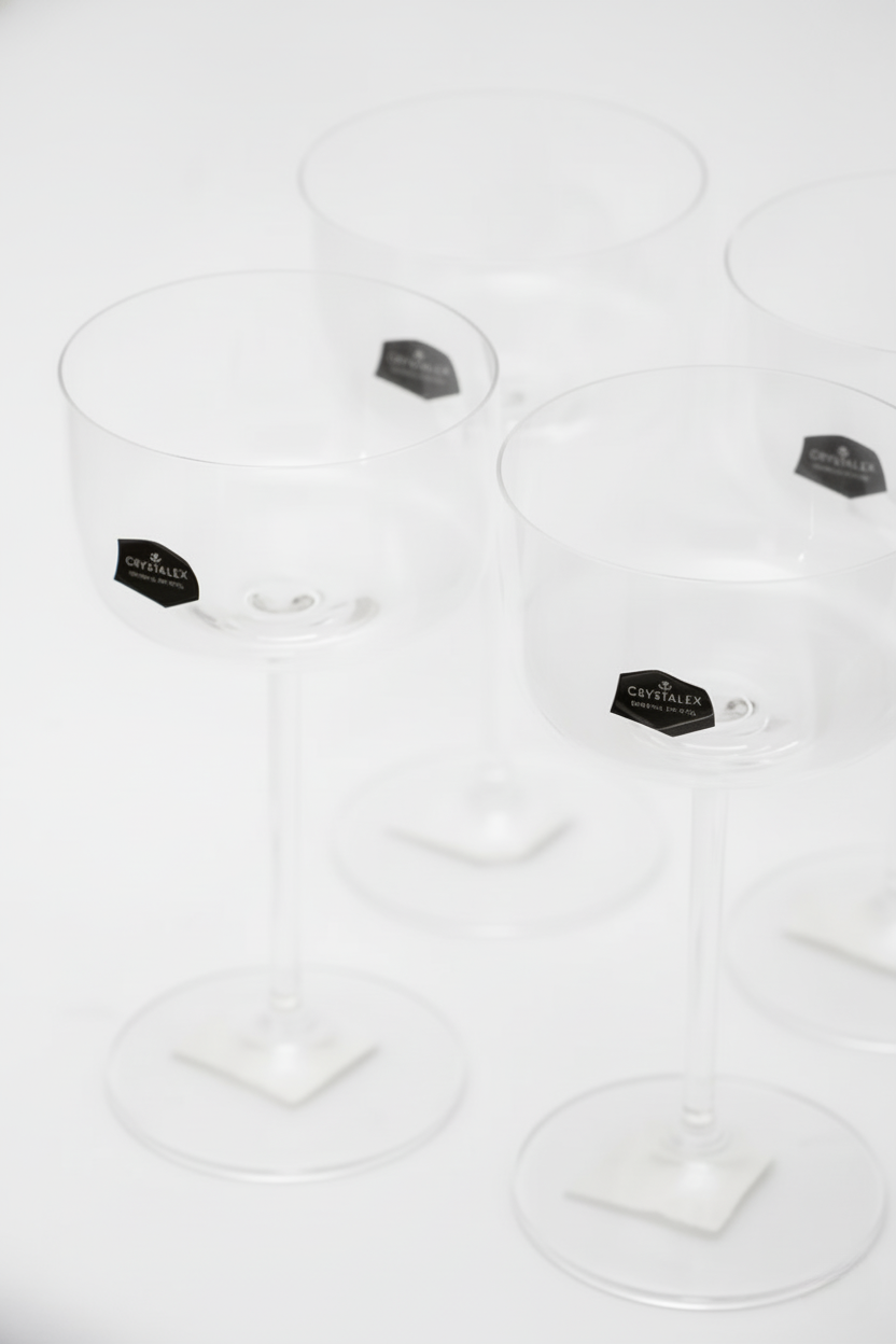 Jogo 6 Taças de Cristal Alex Coupe 220ml, Wolff